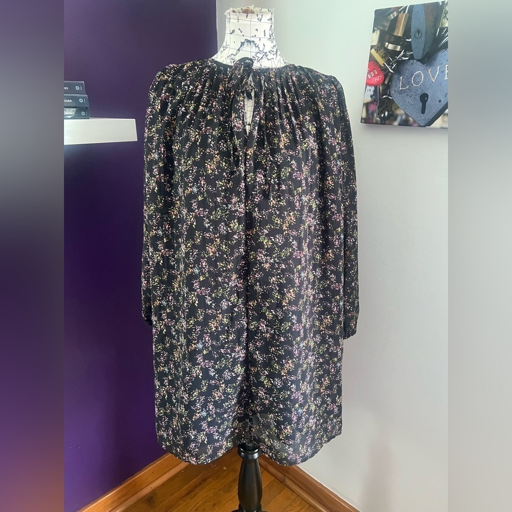 7 for $30 A New Day Long Sleeve Floral Print Dress